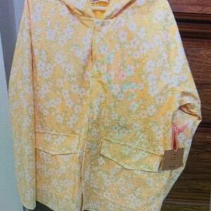 Floral Yellow Kids Jacket